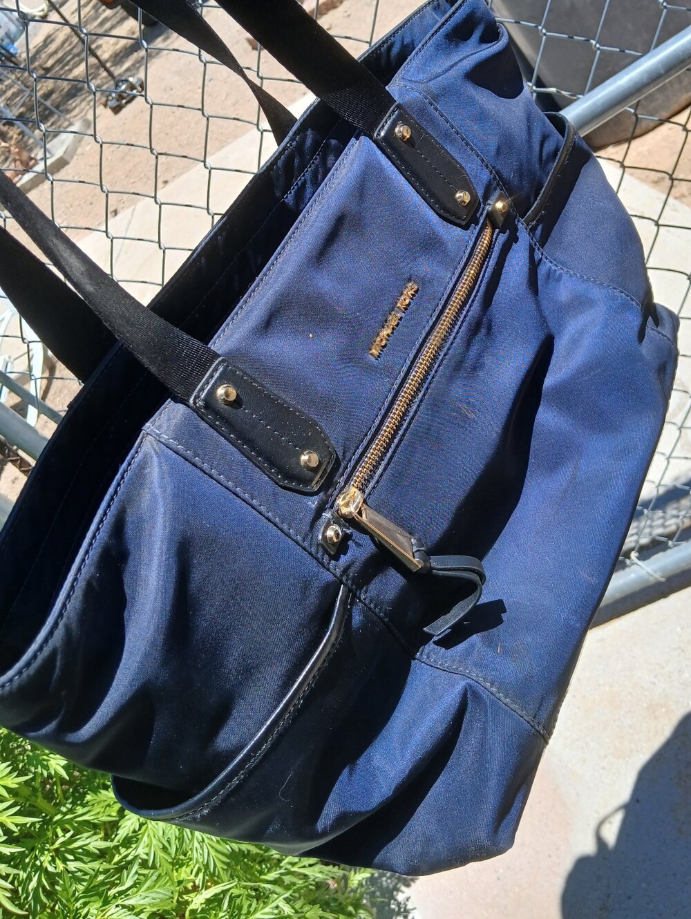 Michael Kors Dark Navy Nylon Everyday Bag